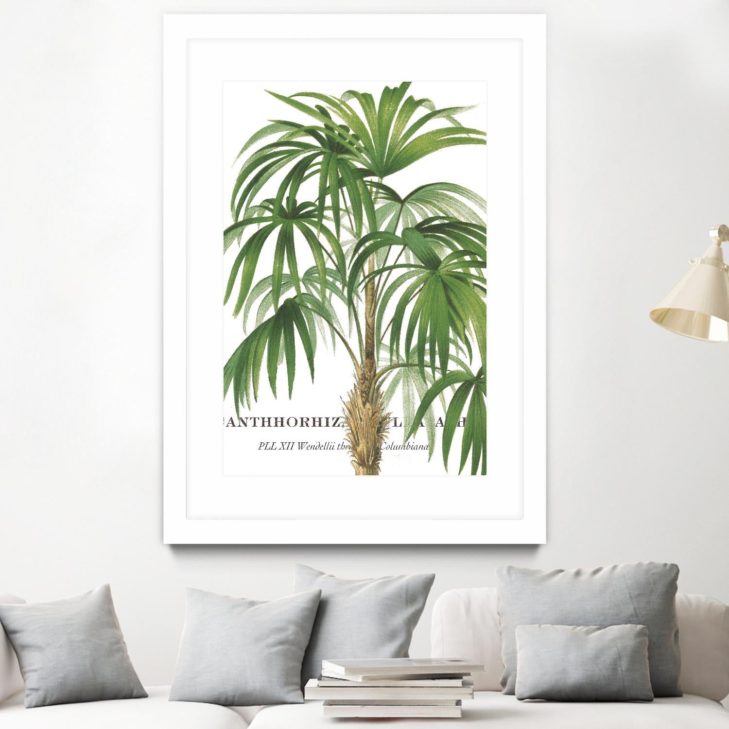 Riviera Palms II by Studio on GIANT ART - green tropical