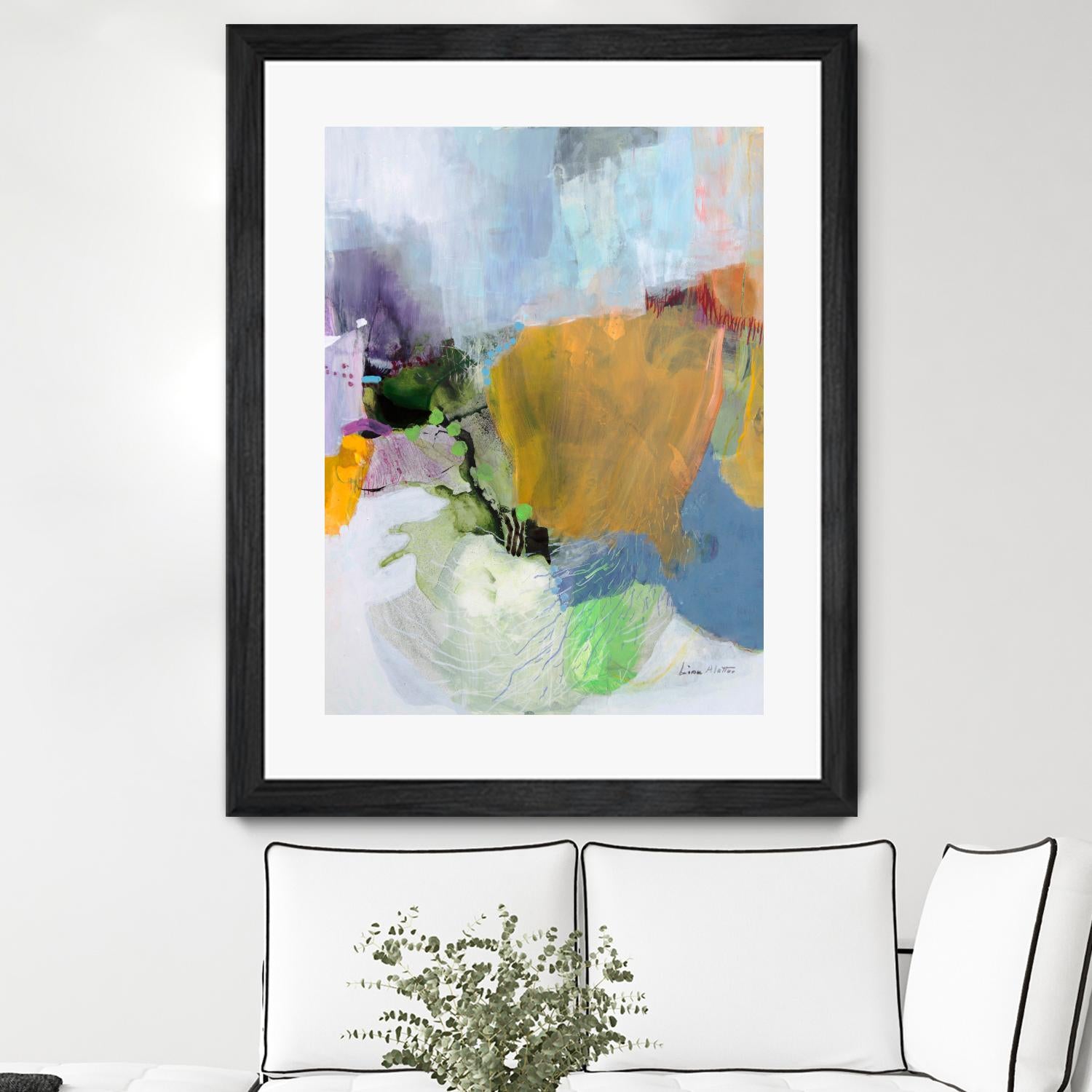 Where There Is Always More by Lina Alattar on GIANT ART - multicolor abstracts; contemporary