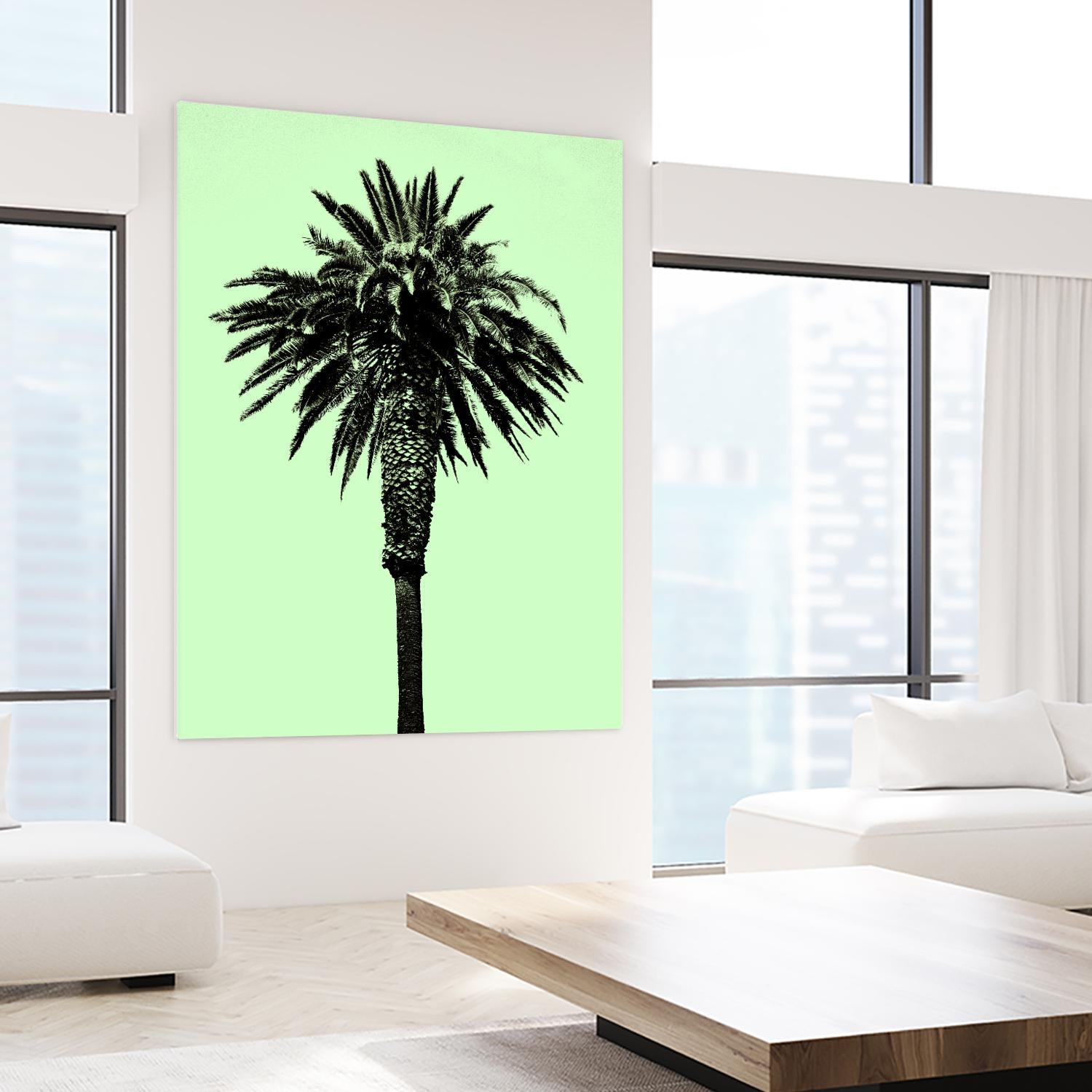 Palm Tree 1996 (Green) by Erik Asla on GIANT ART - multicolor photography; contemporary