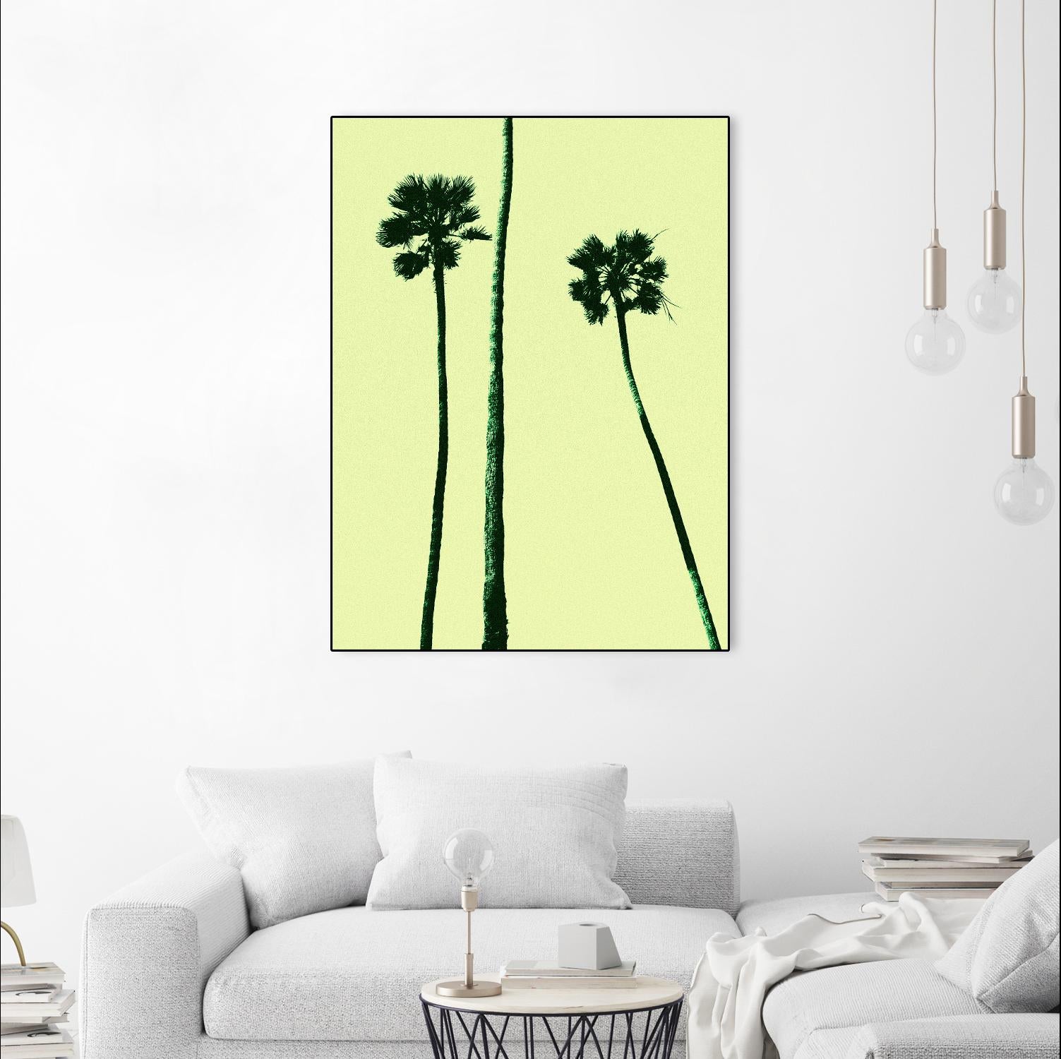 Palm Trees 2000 (Cyan) by Erik Asla on GIANT ART - multicolor photography; contemporary
