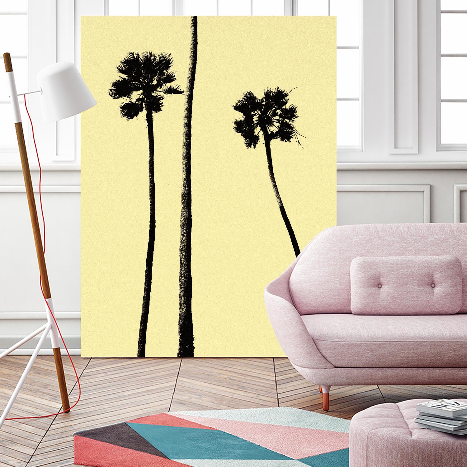 Palm Trees 2000 (Yellow) by Erik Asla on GIANT ART - multicolor photography; contemporary