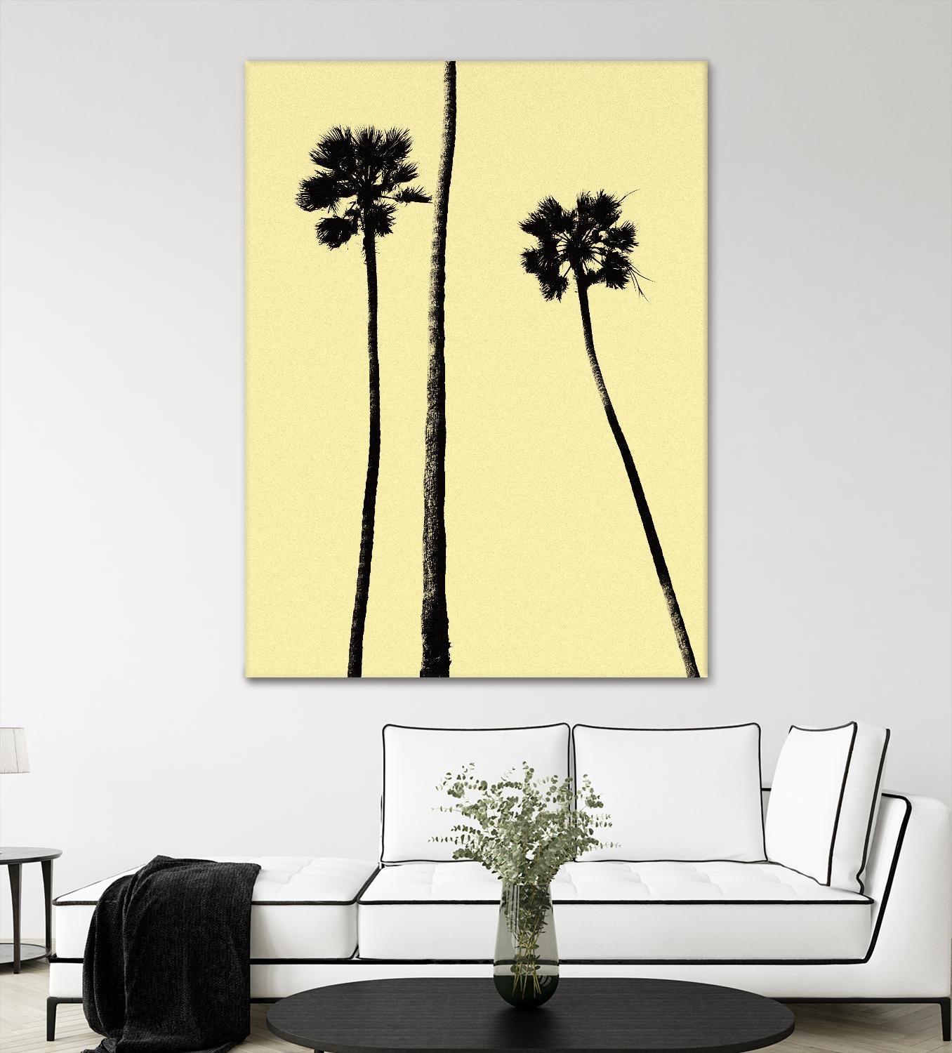 Palm Trees 2000 (Yellow) by Erik Asla on GIANT ART - multicolor photography; contemporary
