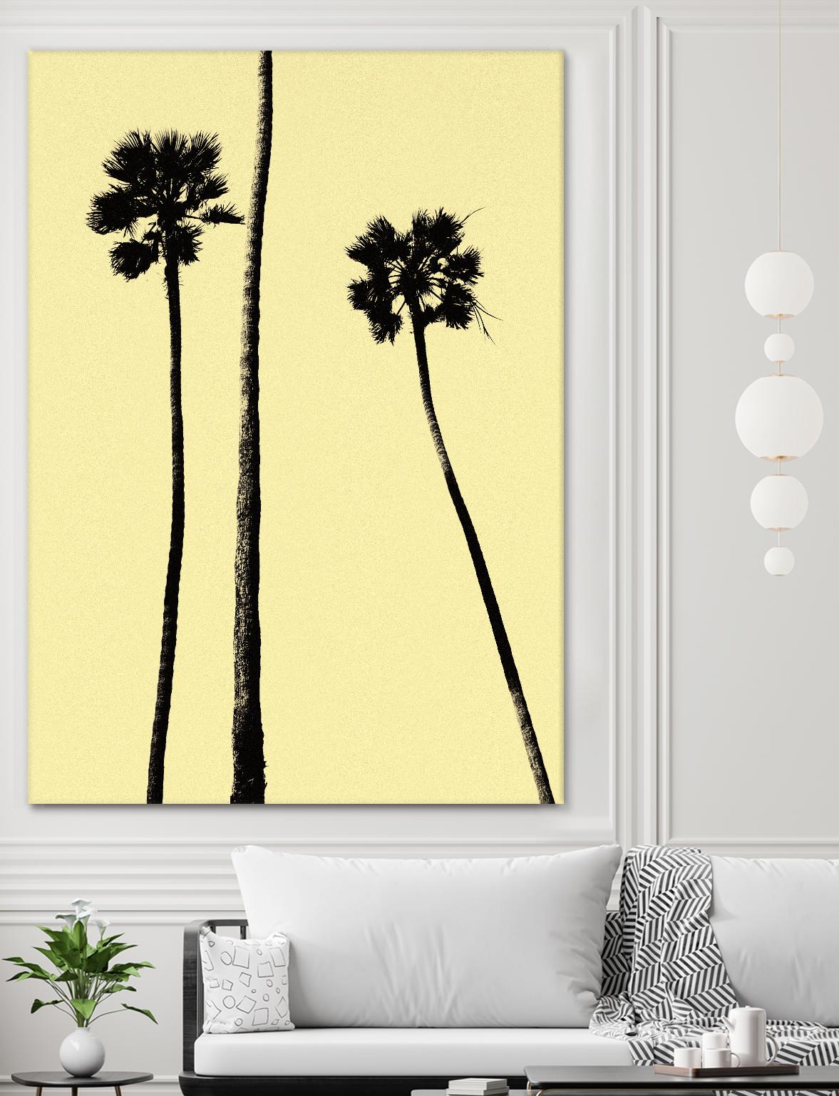 Palm Trees 2000 (Yellow) by Erik Asla on GIANT ART - multicolor photography; contemporary
