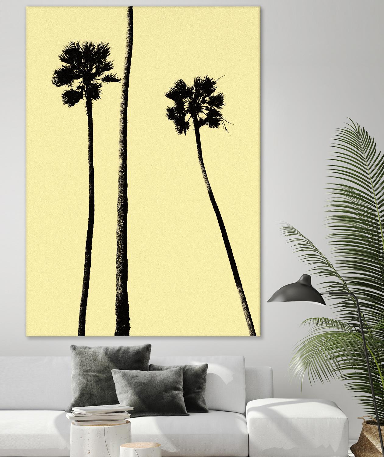 Palm Trees 2000 (Yellow) by Erik Asla on GIANT ART - multicolor photography; contemporary