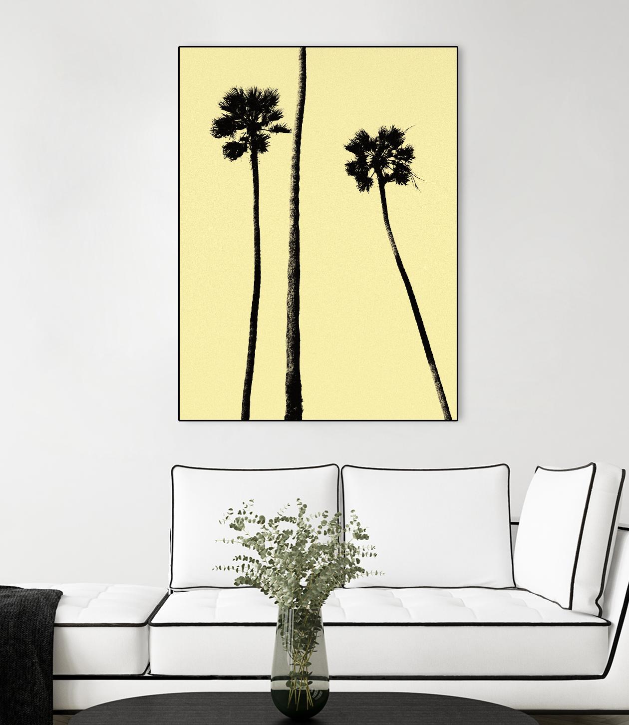 Palm Trees 2000 (Yellow) by Erik Asla on GIANT ART - multicolor photography; contemporary