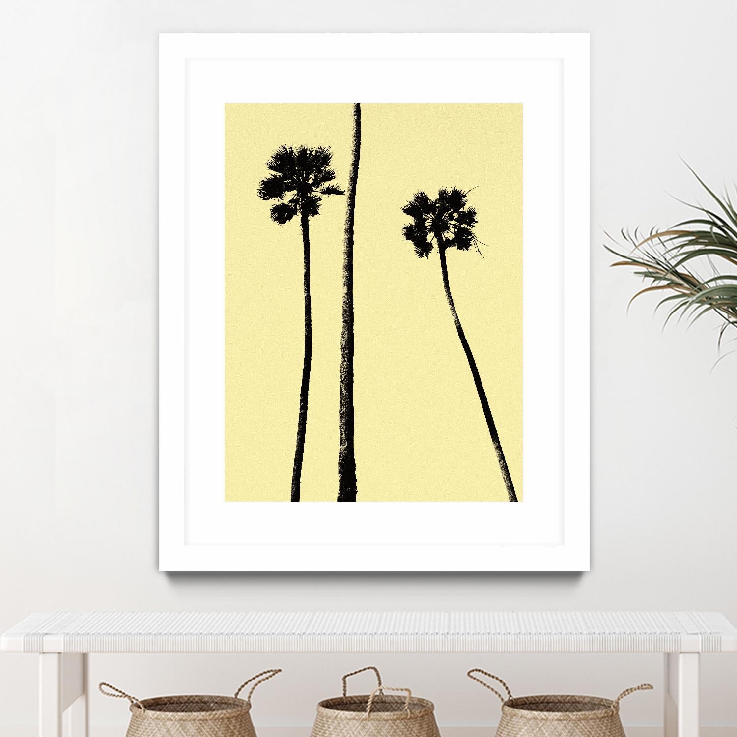 Palm Trees 2000 (Yellow) by Erik Asla on GIANT ART - multicolor photography; contemporary
