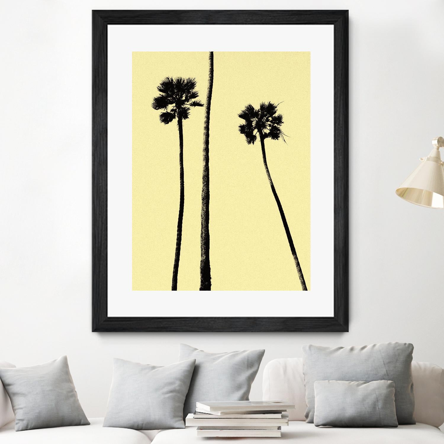 Palm Trees 2000 (Yellow) by Erik Asla on GIANT ART - multicolor photography; contemporary