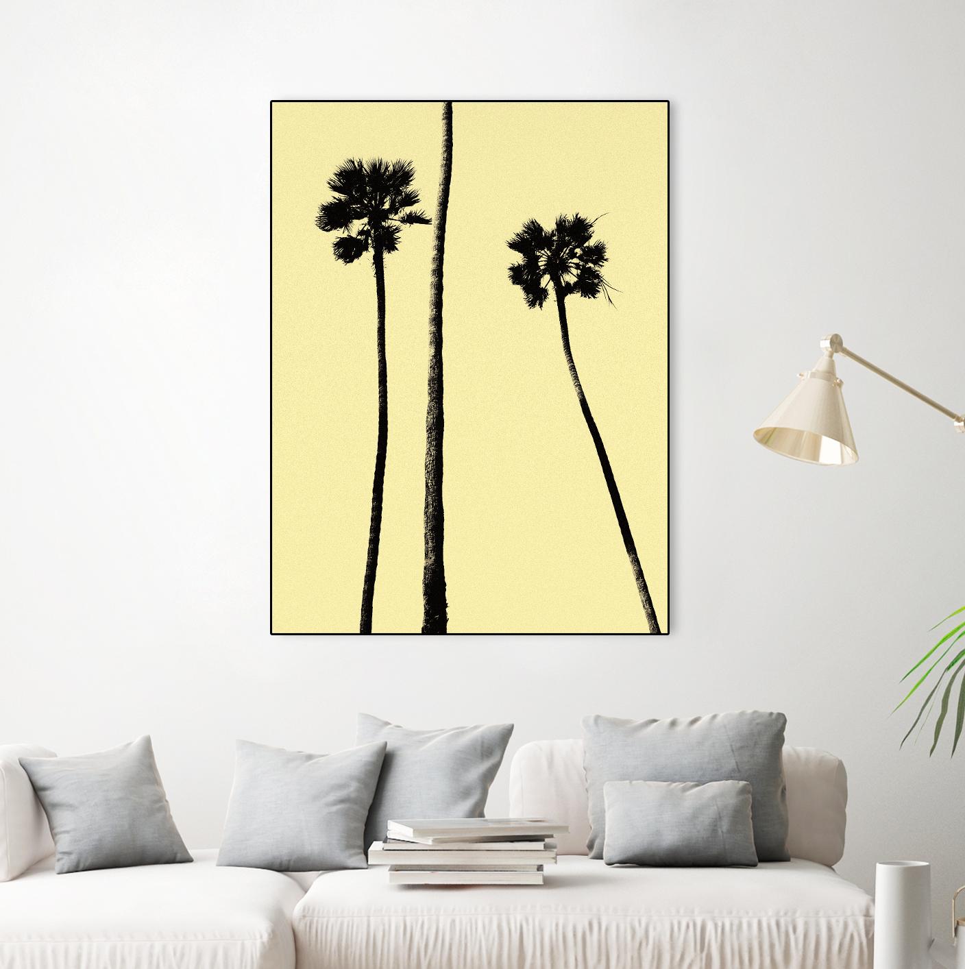 Palm Trees 2000 (Yellow) by Erik Asla on GIANT ART - multicolor photography; contemporary