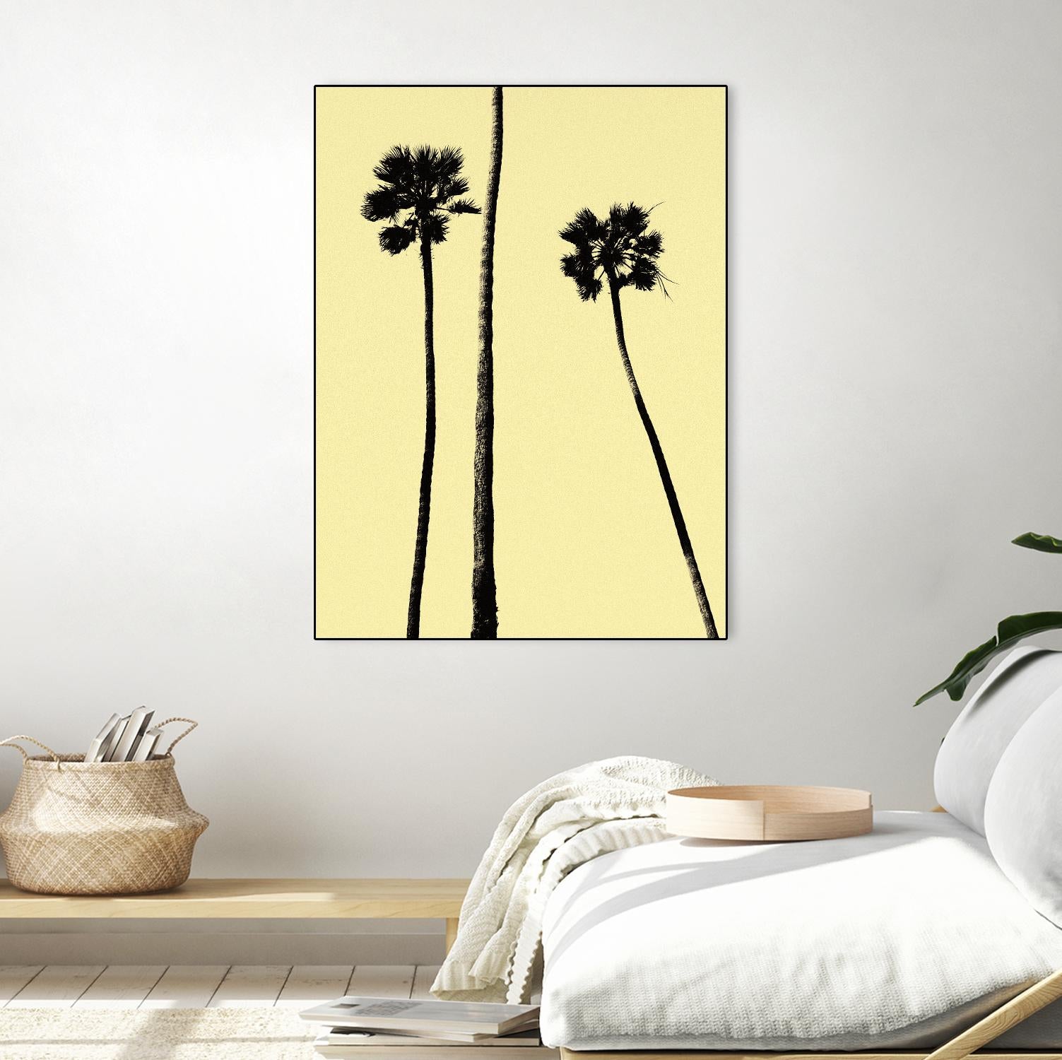 Palm Trees 2000 (Yellow) by Erik Asla on GIANT ART - multicolor photography; contemporary