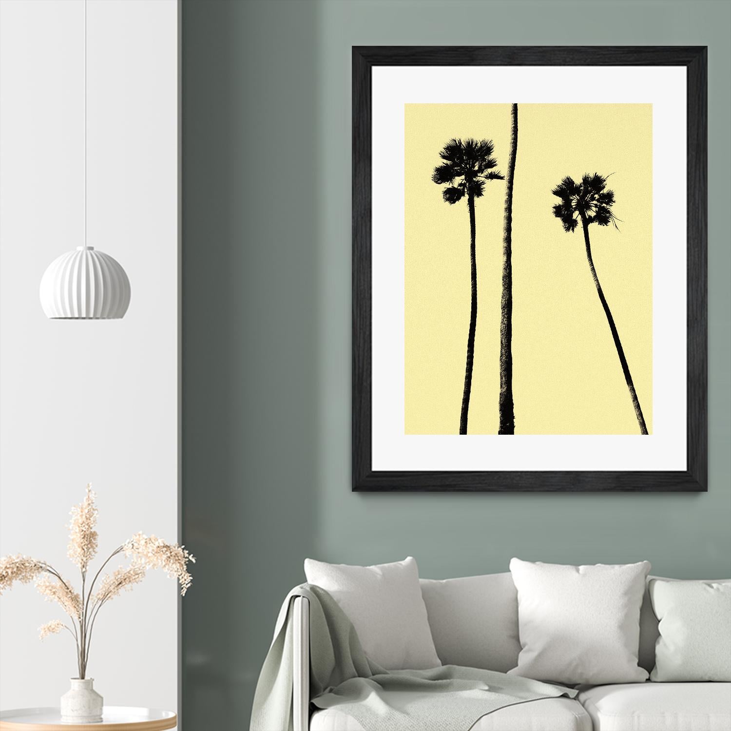 Palm Trees 2000 (Yellow) by Erik Asla on GIANT ART - multicolor photography; contemporary