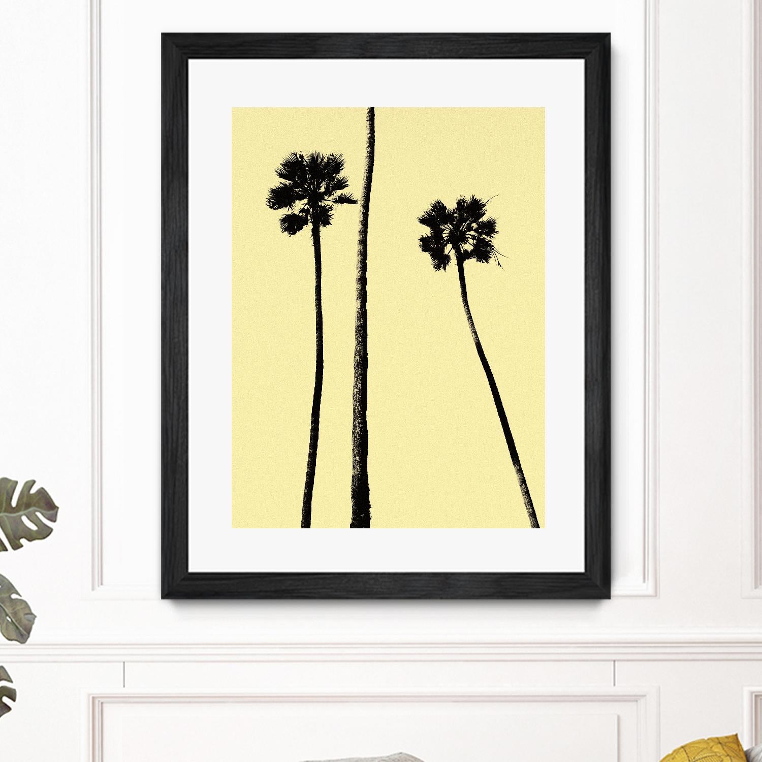 Palm Trees 2000 (Yellow) by Erik Asla on GIANT ART - multicolor photography; contemporary