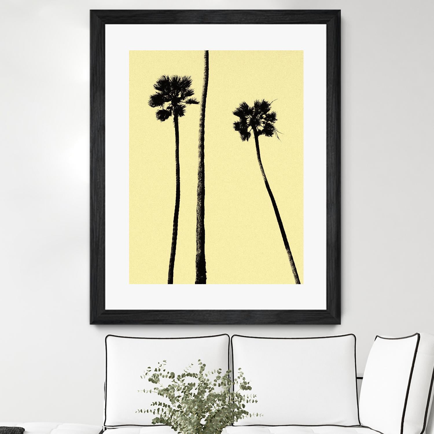 Palm Trees 2000 (Yellow) by Erik Asla on GIANT ART - multicolor photography; contemporary