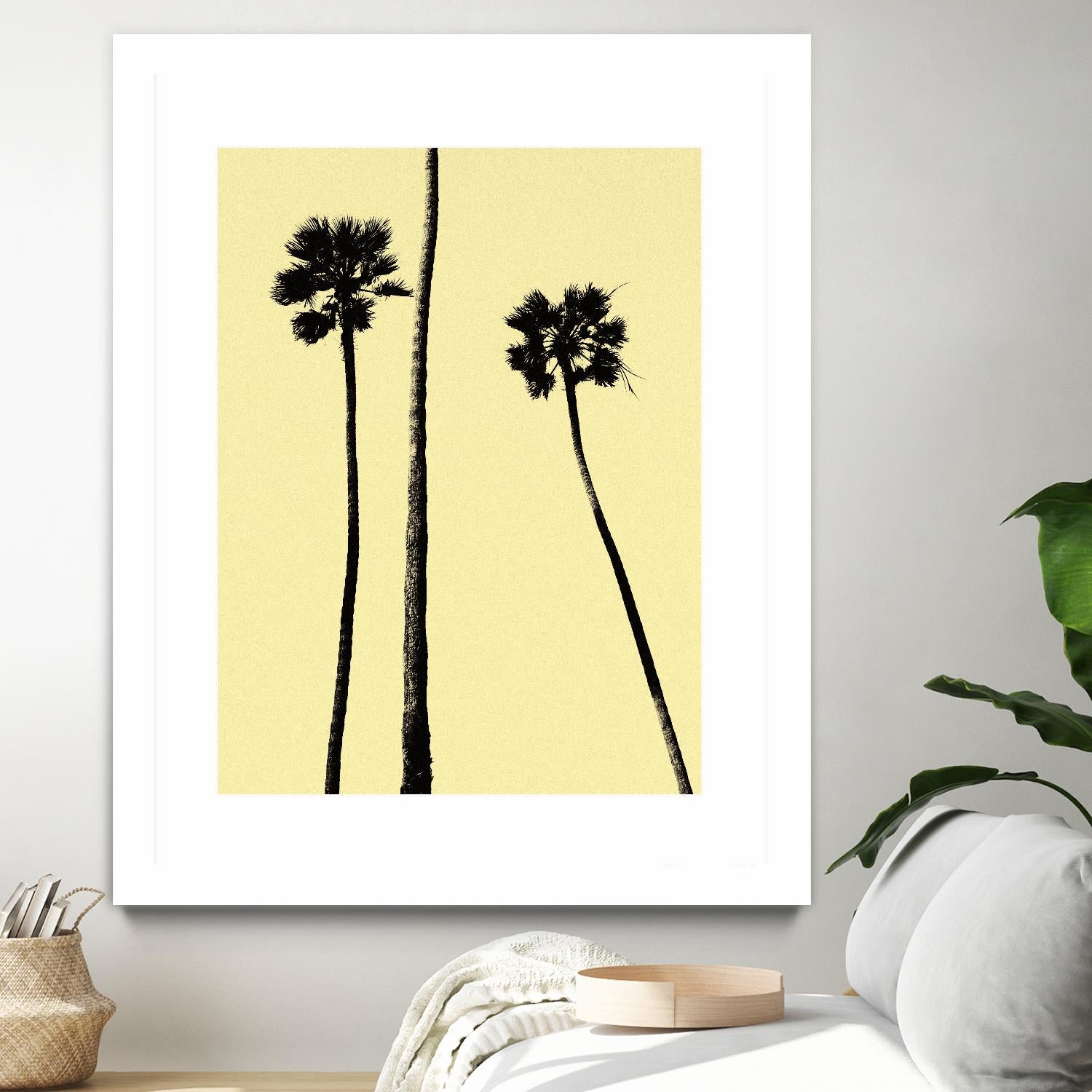 Palm Trees 2000 (Yellow) by Erik Asla on GIANT ART - multicolor photography; contemporary
