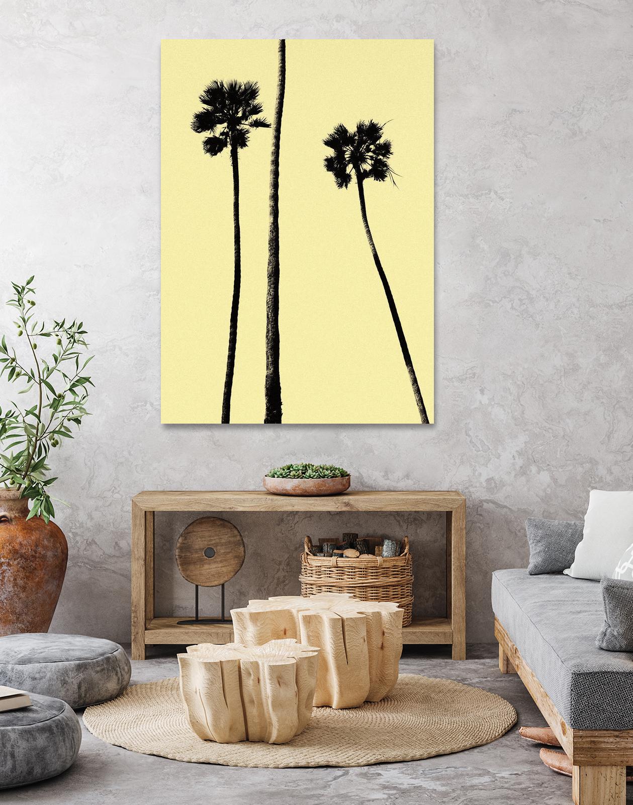 Palm Trees 2000 (Yellow) by Erik Asla on GIANT ART - multicolor photography; contemporary