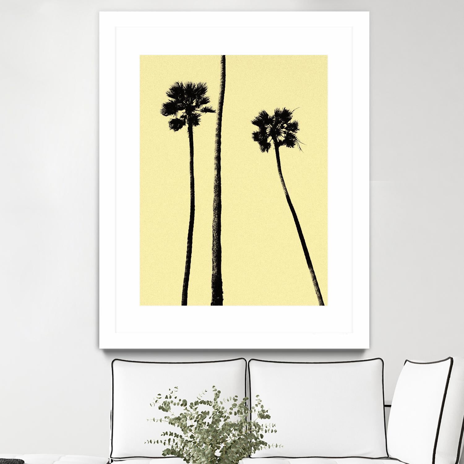 Palm Trees 2000 (Yellow) by Erik Asla on GIANT ART - multicolor photography; contemporary