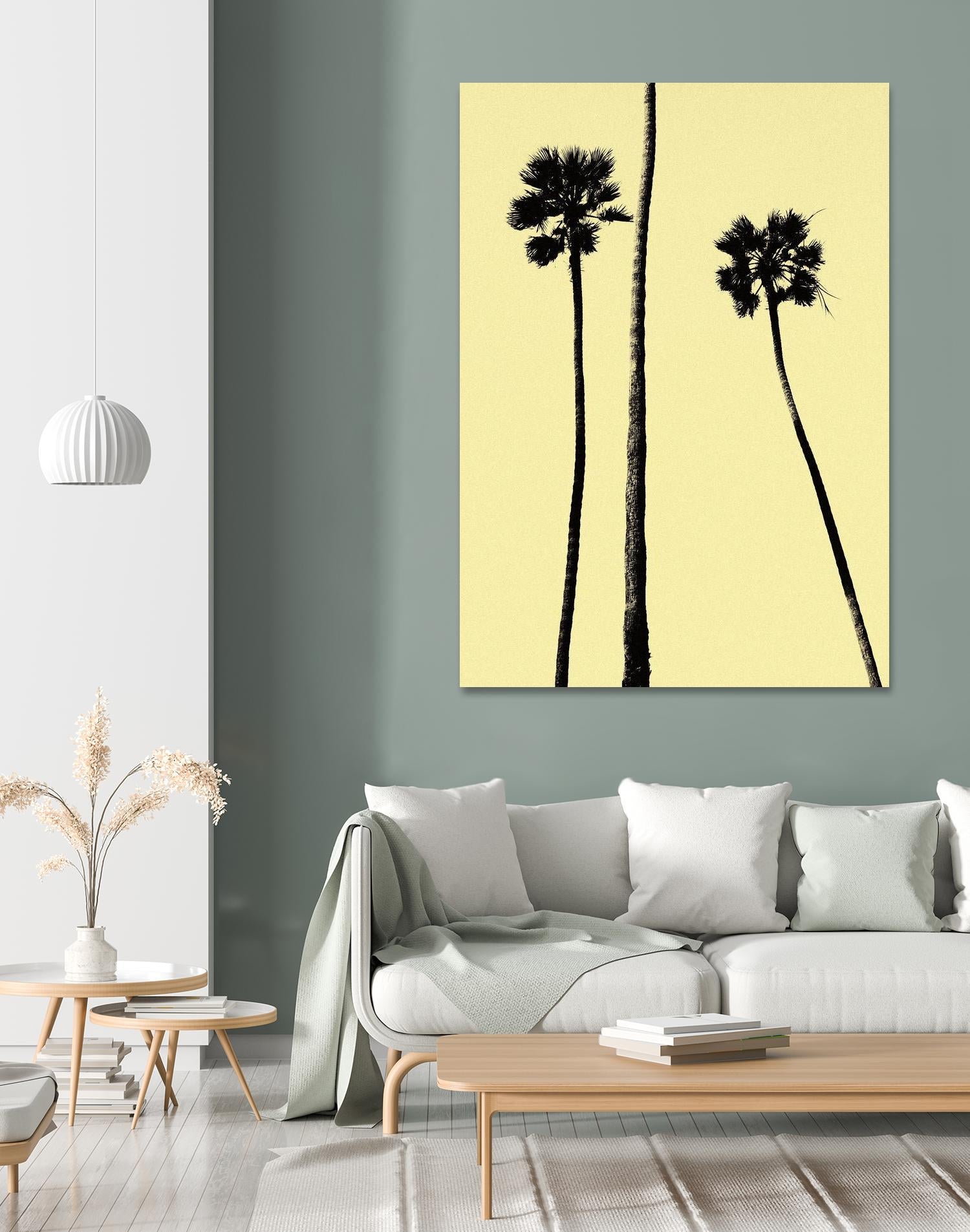 Palm Trees 2000 (Yellow) by Erik Asla on GIANT ART - multicolor photography; contemporary