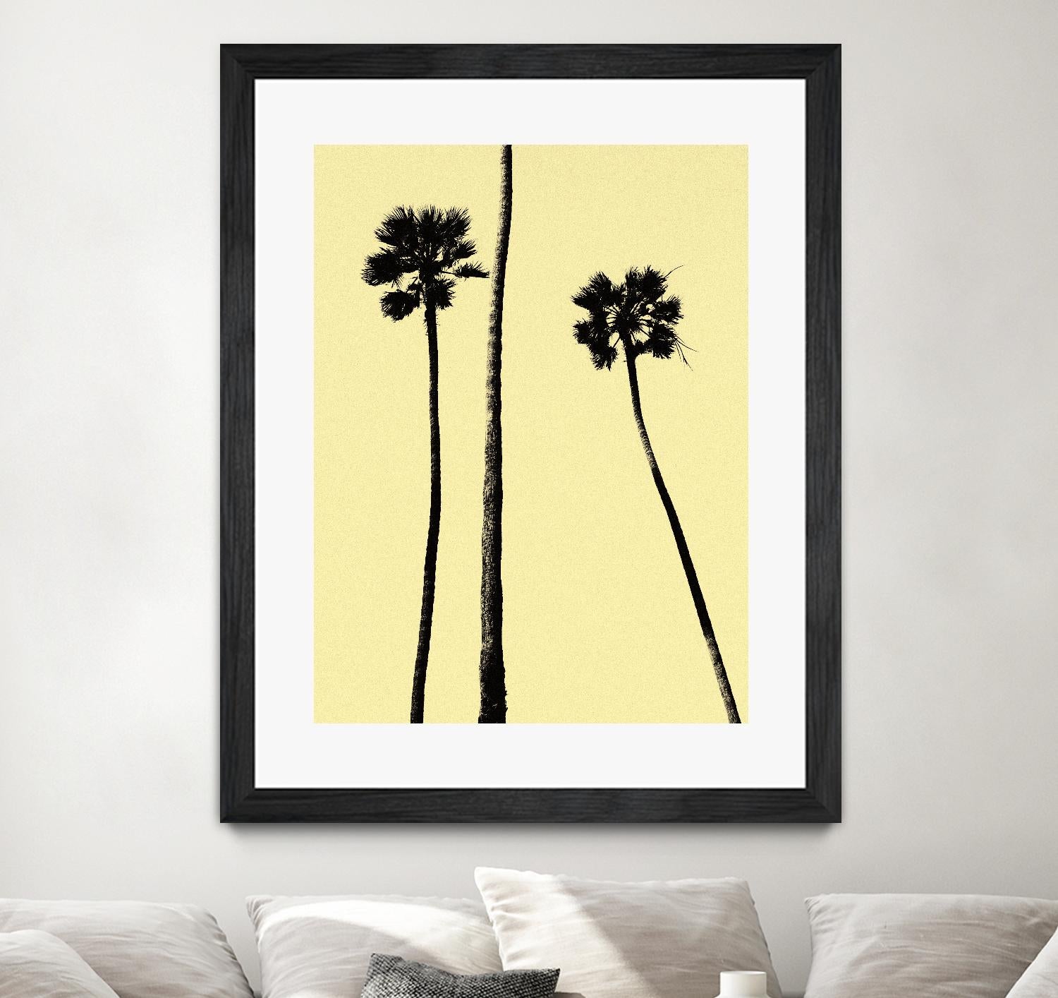 Palm Trees 2000 (Yellow) by Erik Asla on GIANT ART - multicolor photography; contemporary