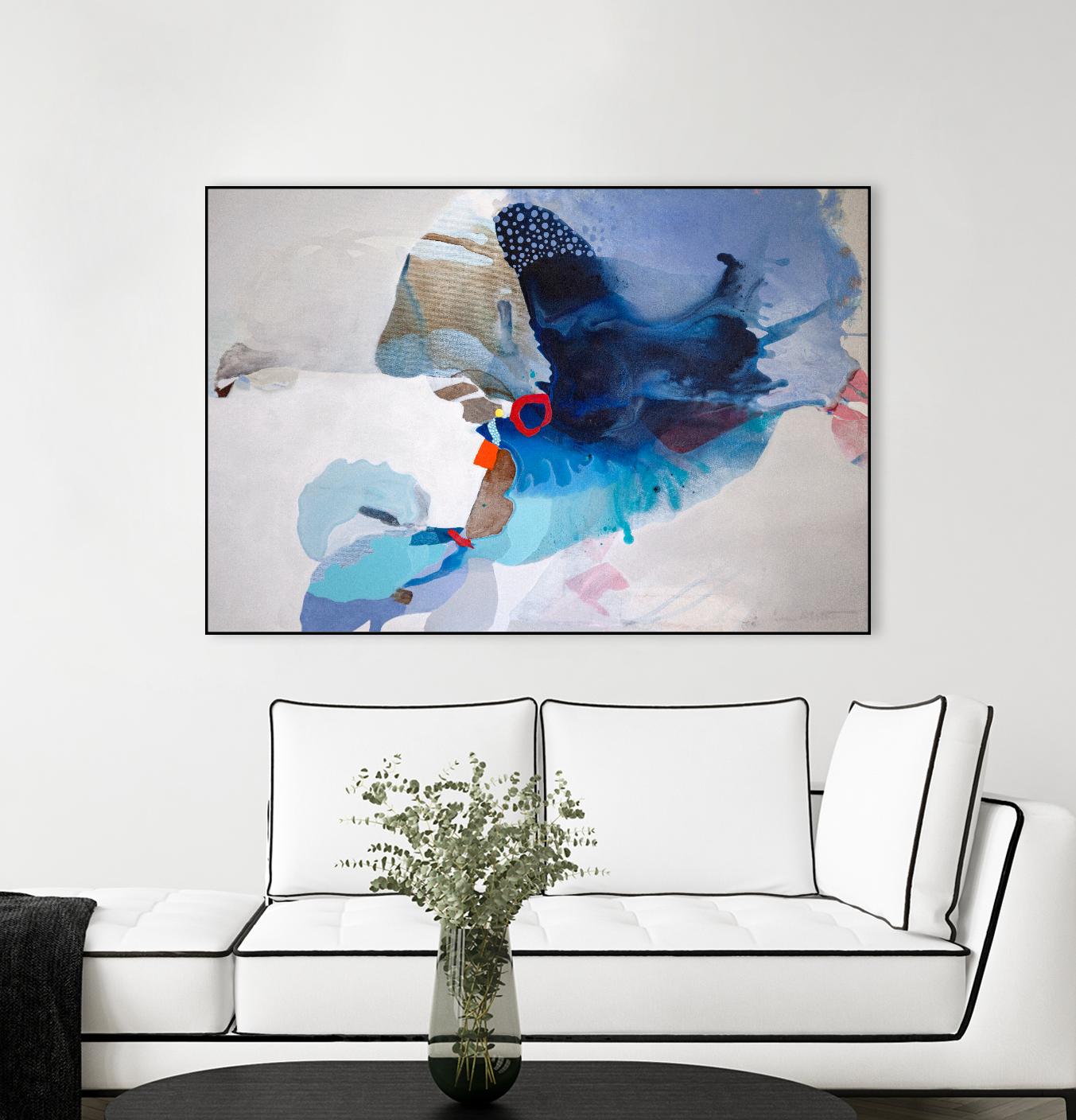 Ocean Tides by Lina Alattar on GIANT ART - multicolor abstracts, contemporary