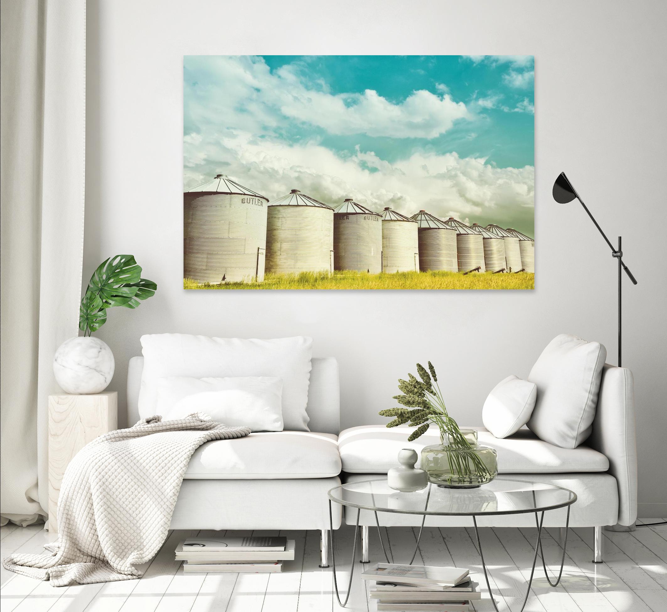 All in a Row by Annie Bailey Art on GIANT ART - white,blue landscapes, photography, farms