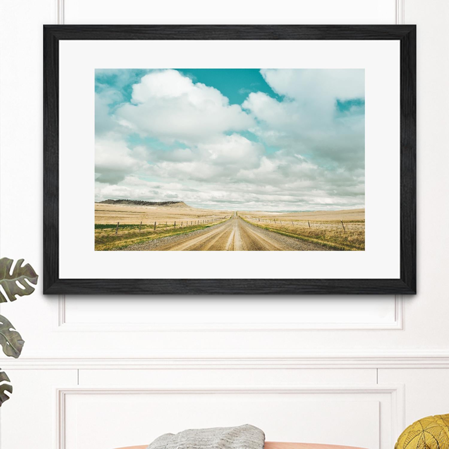 Dirt Road Travels by Annie Bailey Art on GIANT ART - white,blue landscapes, photography