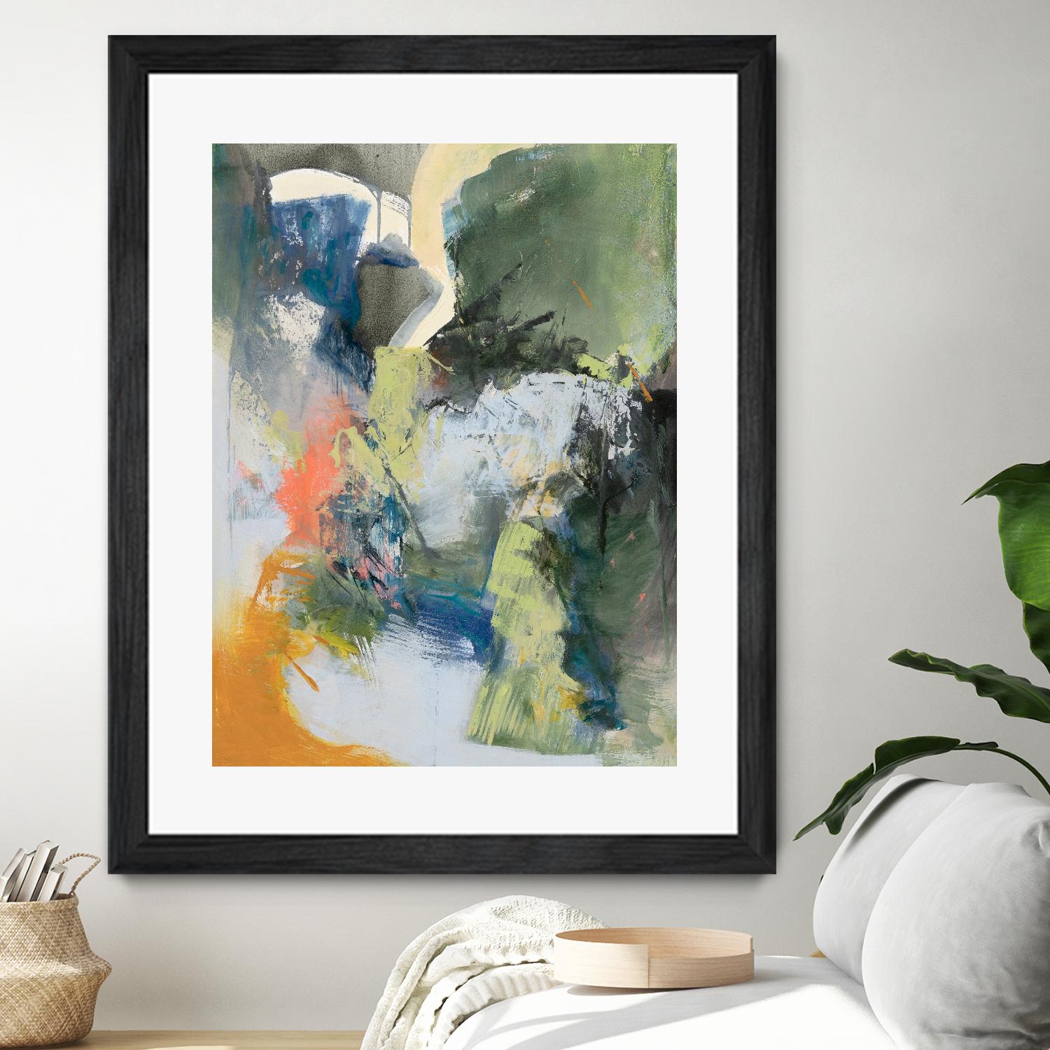 Asi Empieza by Emilia Arana on GIANT ART - orange abstracts, contemporary