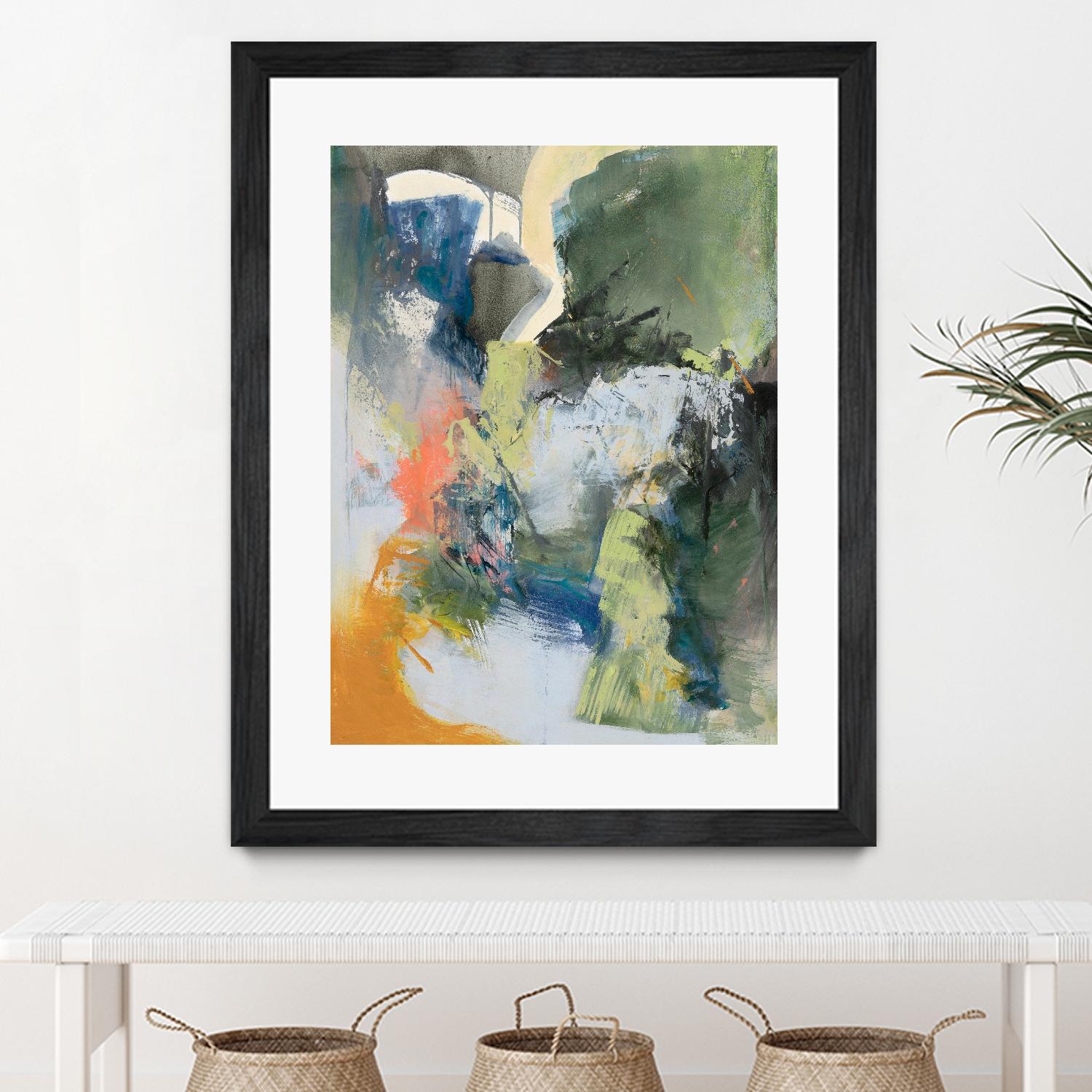 Asi Empieza by Emilia Arana on GIANT ART - orange abstracts, contemporary