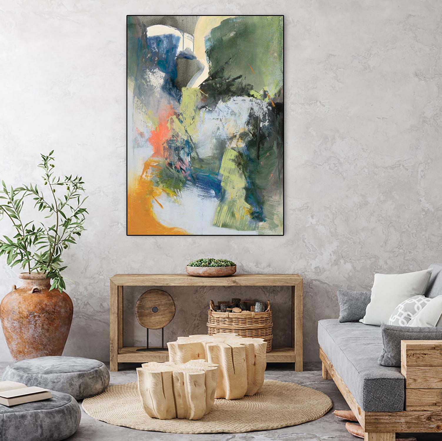 Asi Empieza by Emilia Arana on GIANT ART - multicolor abstracts, contemporary