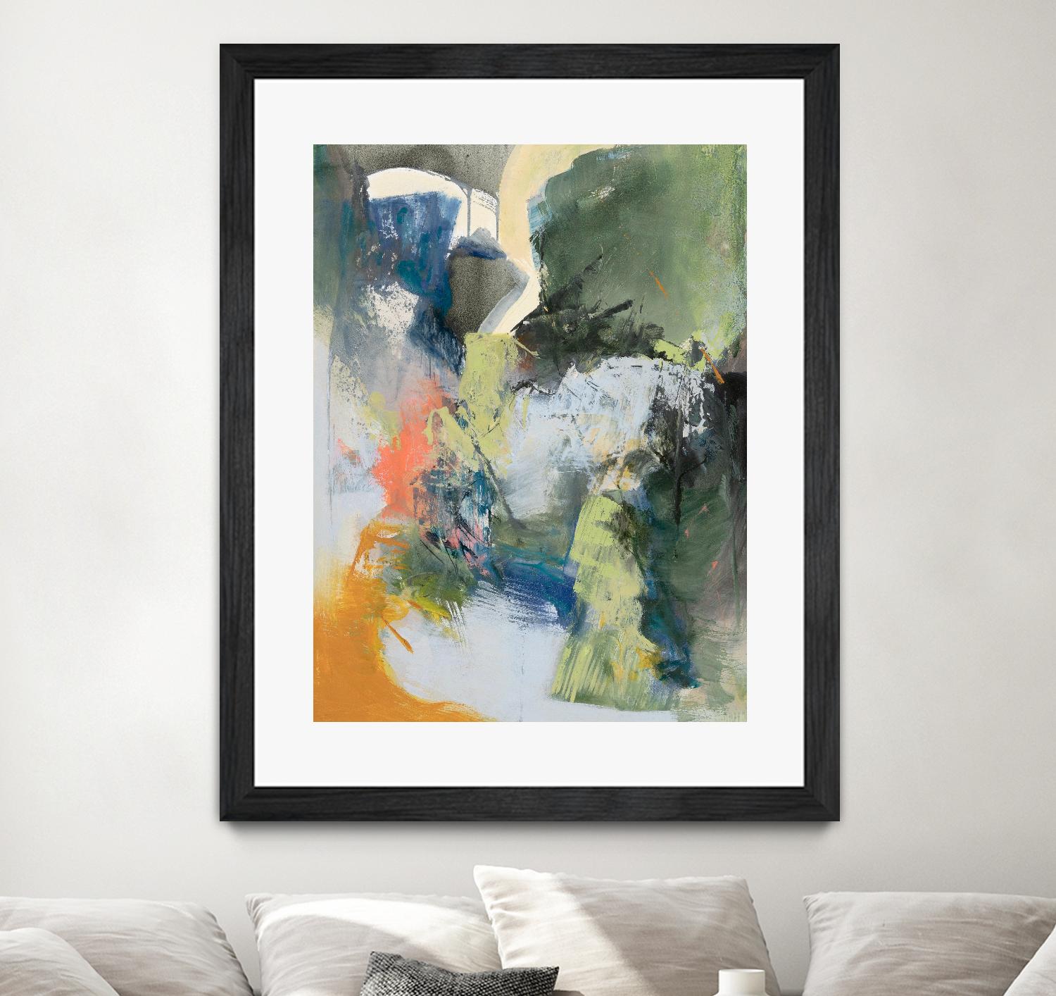 Asi Empieza by Emilia Arana on GIANT ART - orange abstracts, contemporary