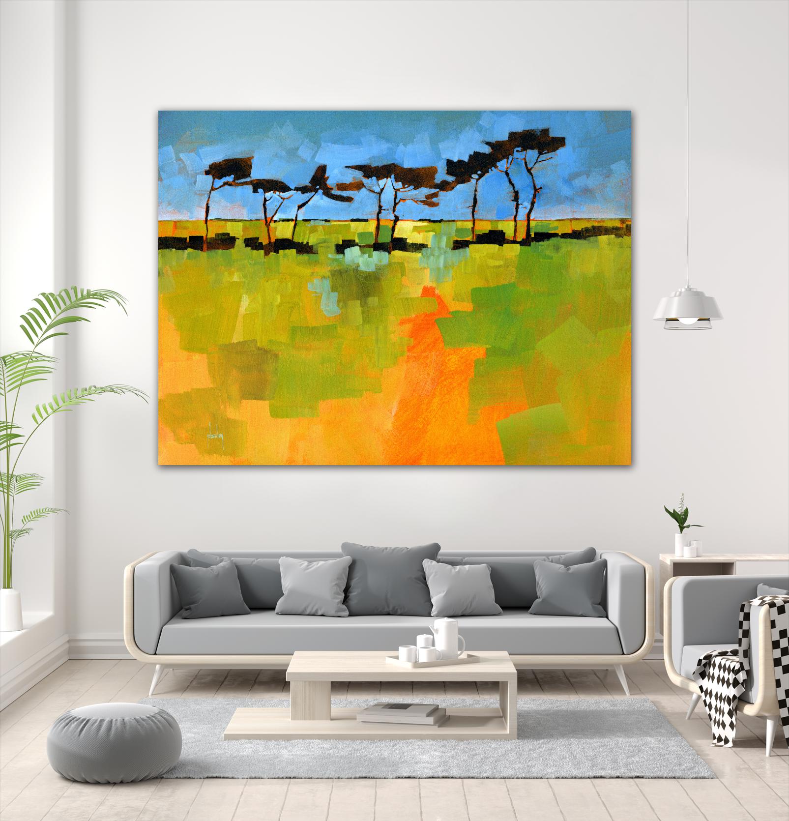 Suffolk Scots by Paul Bailey on GIANT ART - multicolor landscapes; contemporary