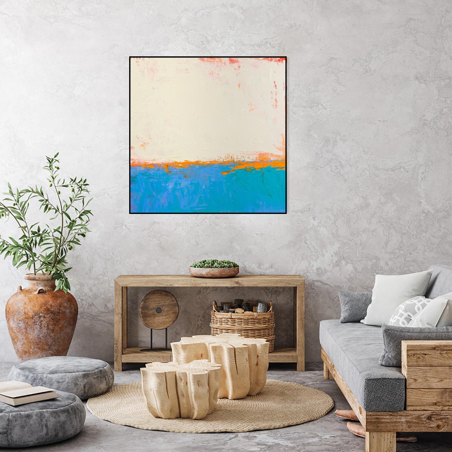 Calm seas by Don Bishop on GIANT ART - beige abstract