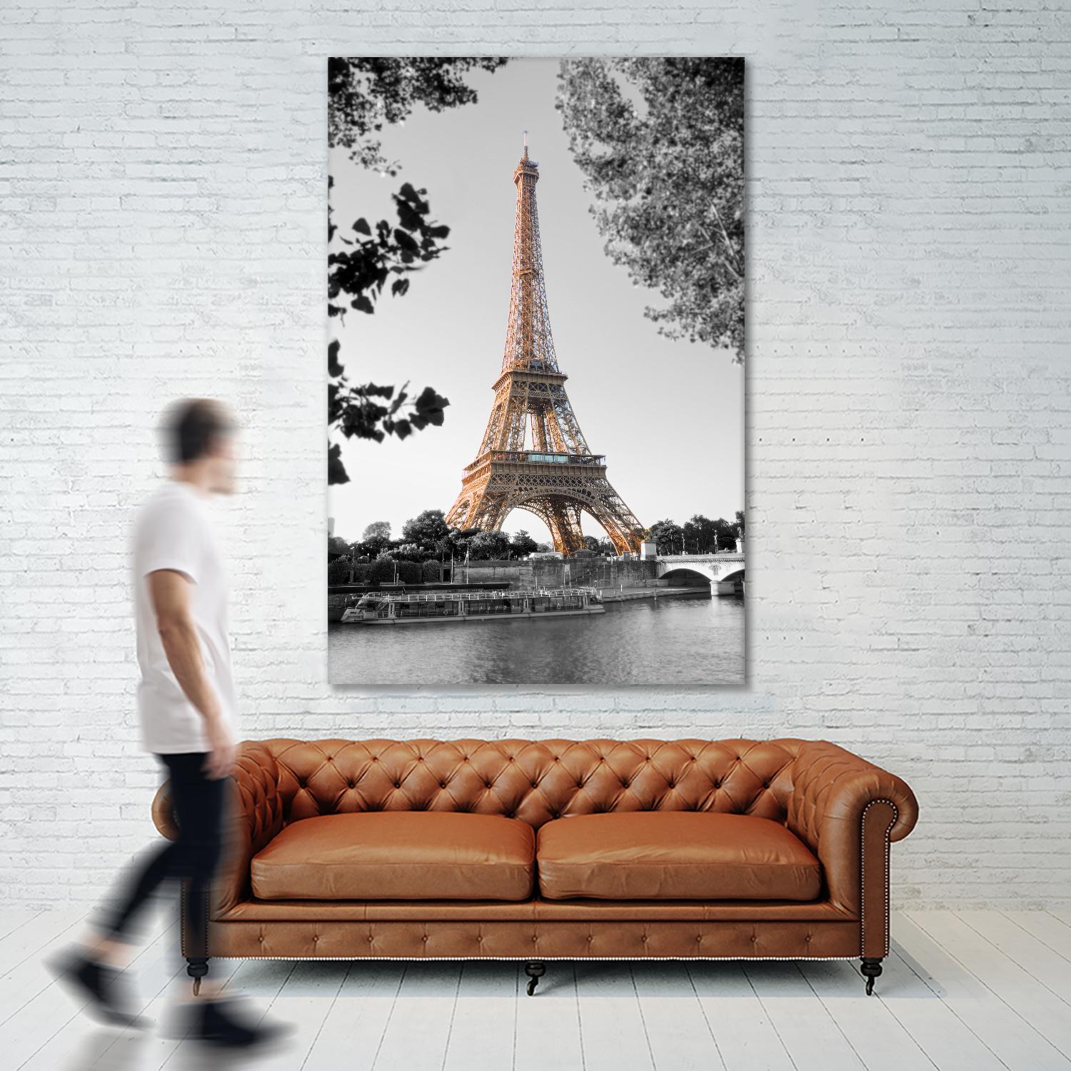 Matin sur la Seine by Alan Blaustein on GIANT ART - multicolor photography; people/places; landscapes