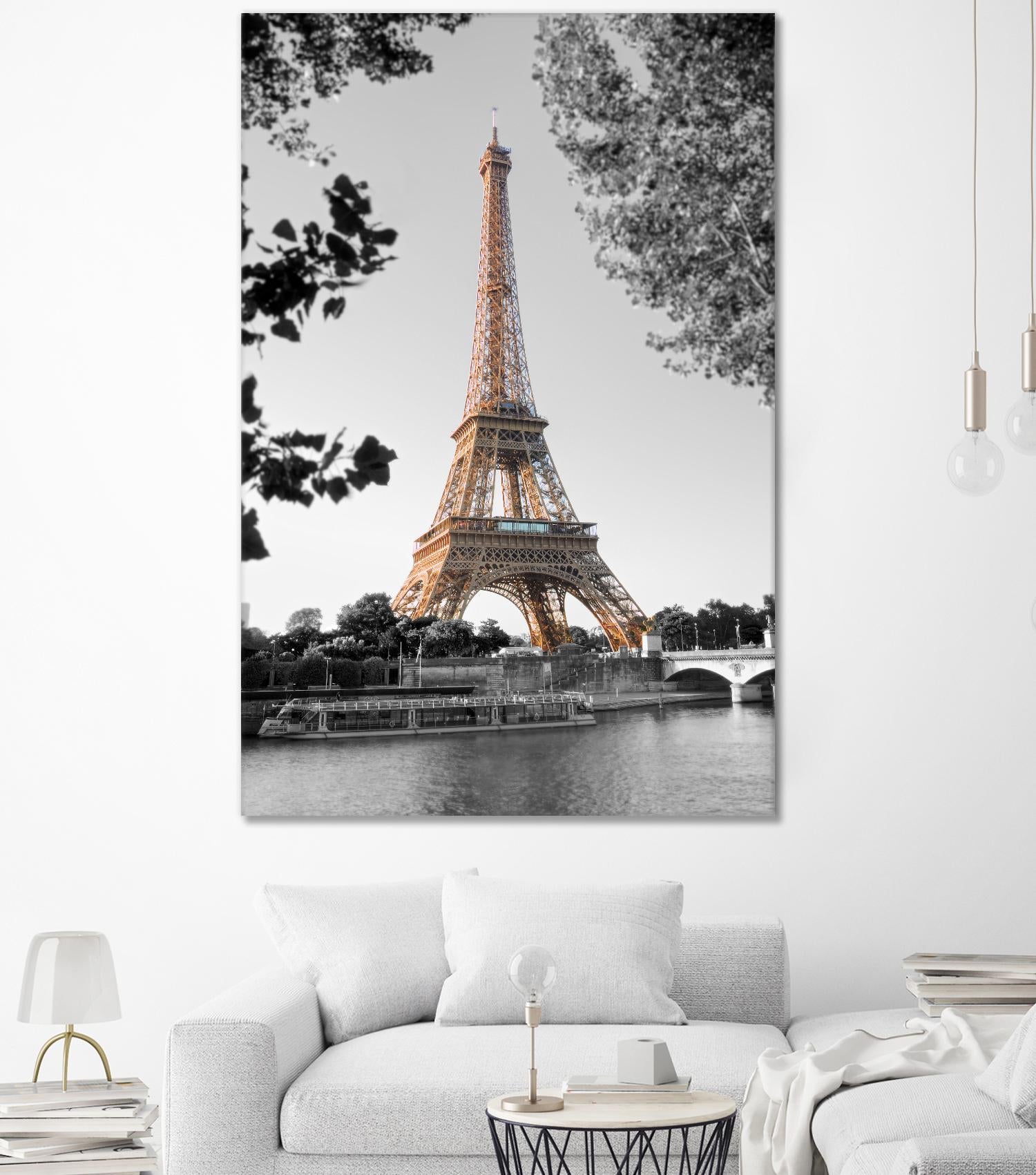 Matin sur la Seine by Alan Blaustein on GIANT ART - multicolor photography; people/places; landscapes