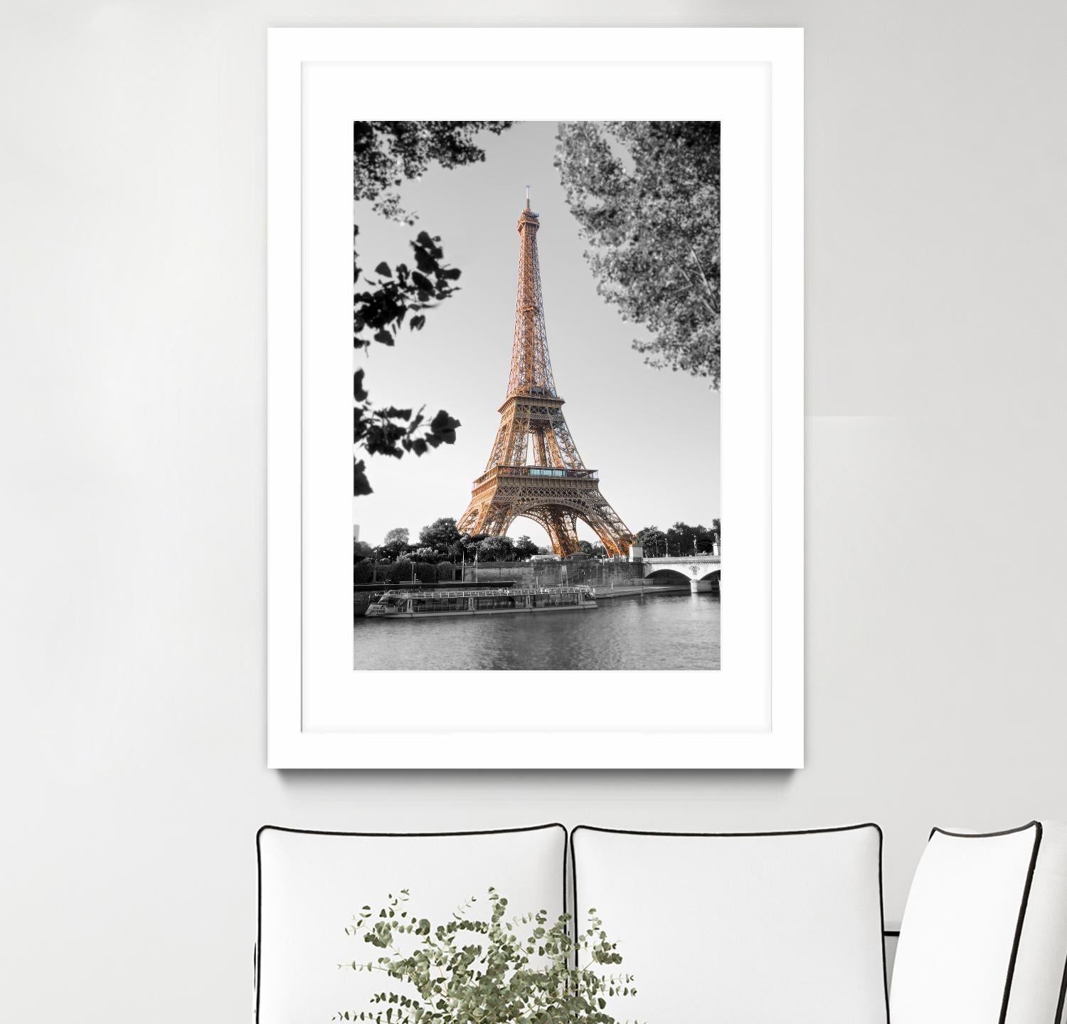 Matin sur la Seine by Alan Blaustein on GIANT ART - multicolor photography; people/places; landscapes