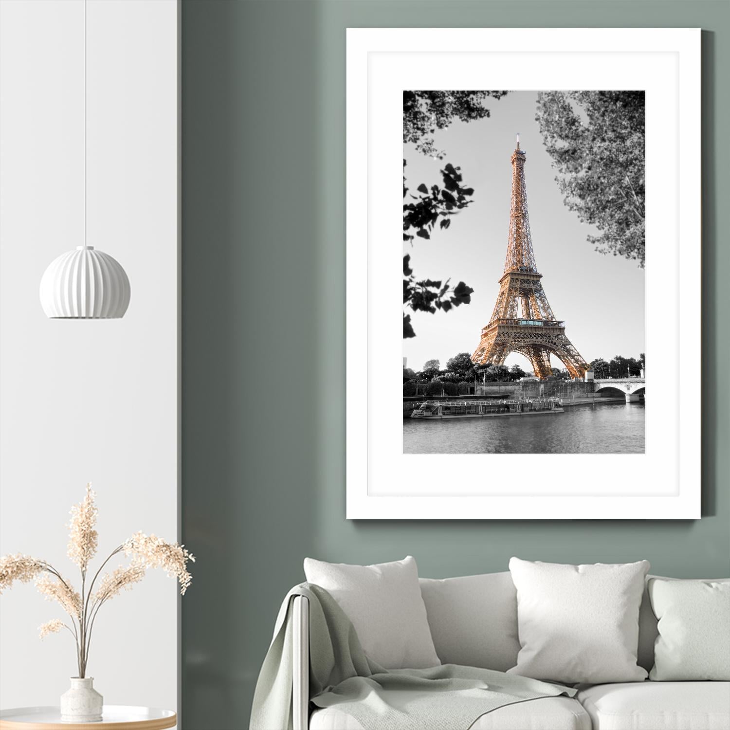 Matin sur la Seine by Alan Blaustein on GIANT ART - multicolor photography; people/places; landscapes