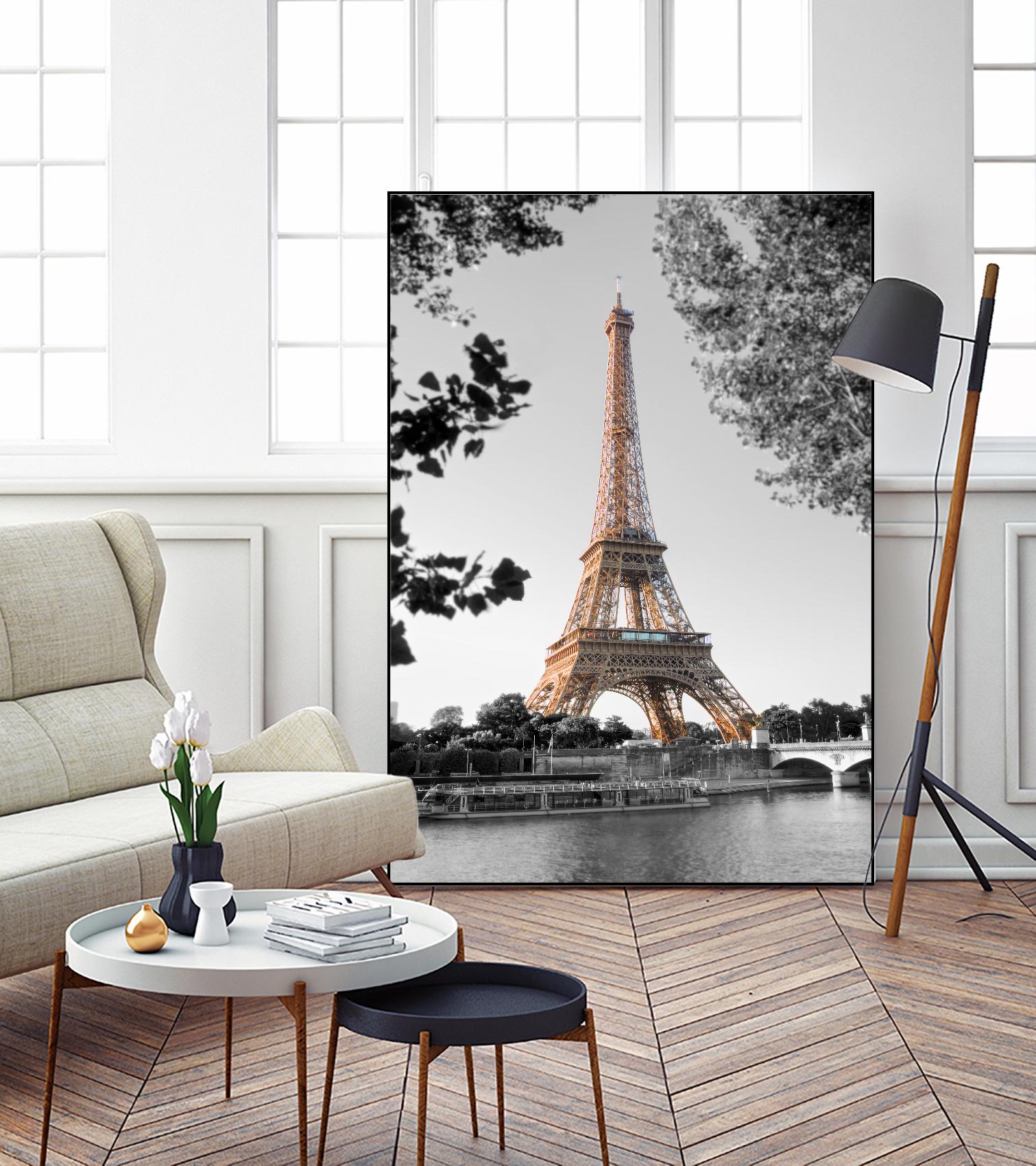 Matin sur la Seine by Alan Blaustein on GIANT ART - multicolor photography; people/places; landscapes