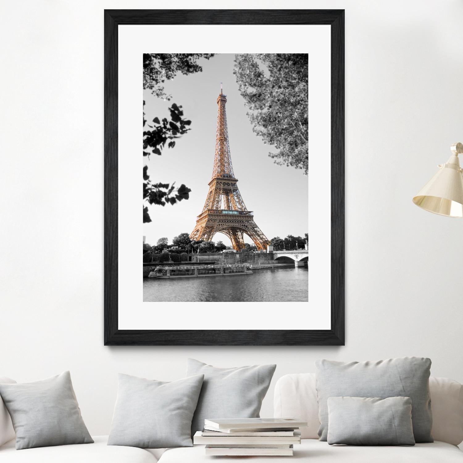 Matin sur la Seine by Alan Blaustein on GIANT ART - multicolor photography; people/places; landscapes