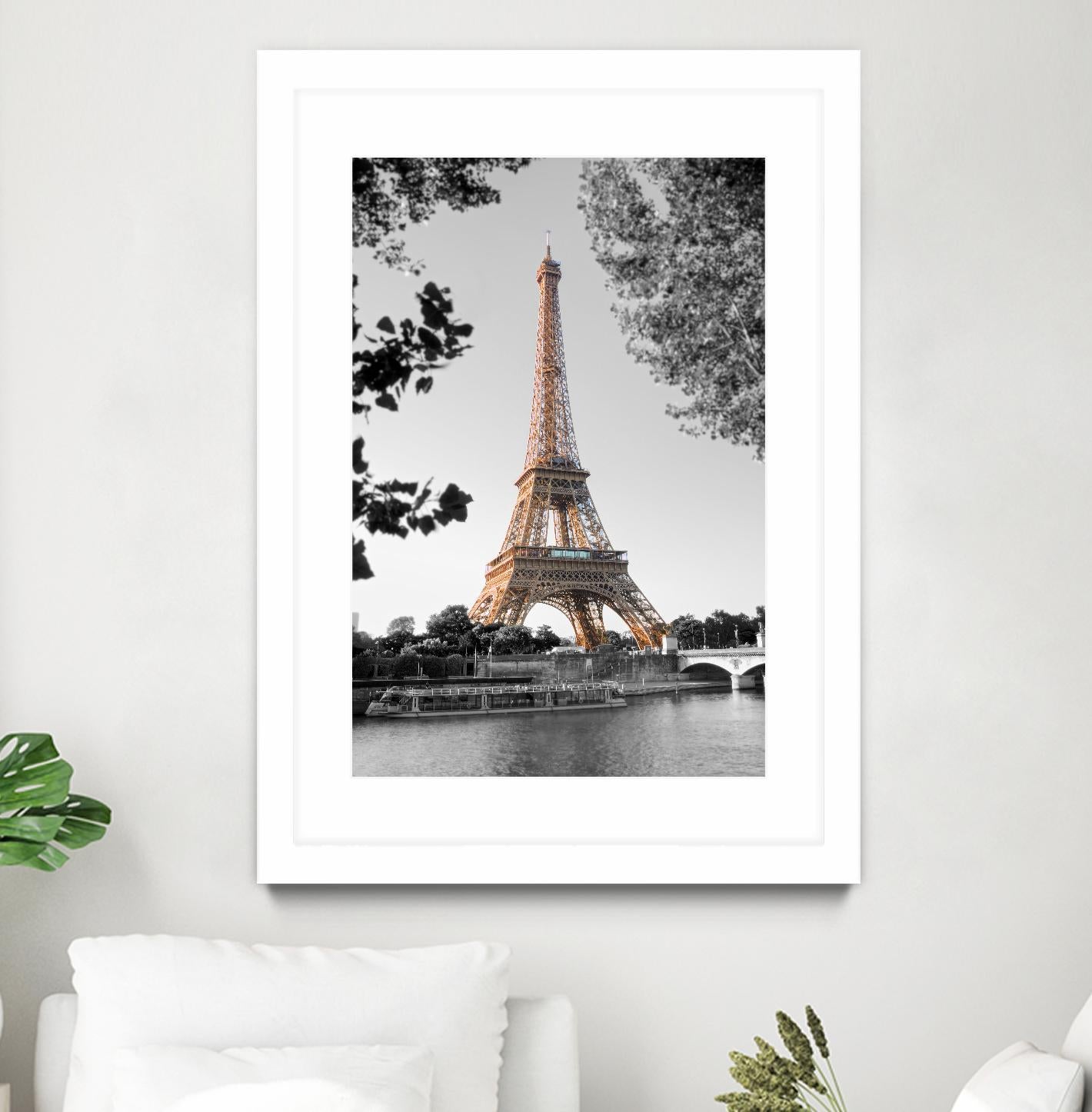 Matin sur la Seine by Alan Blaustein on GIANT ART - multicolor photography; people/places; landscapes