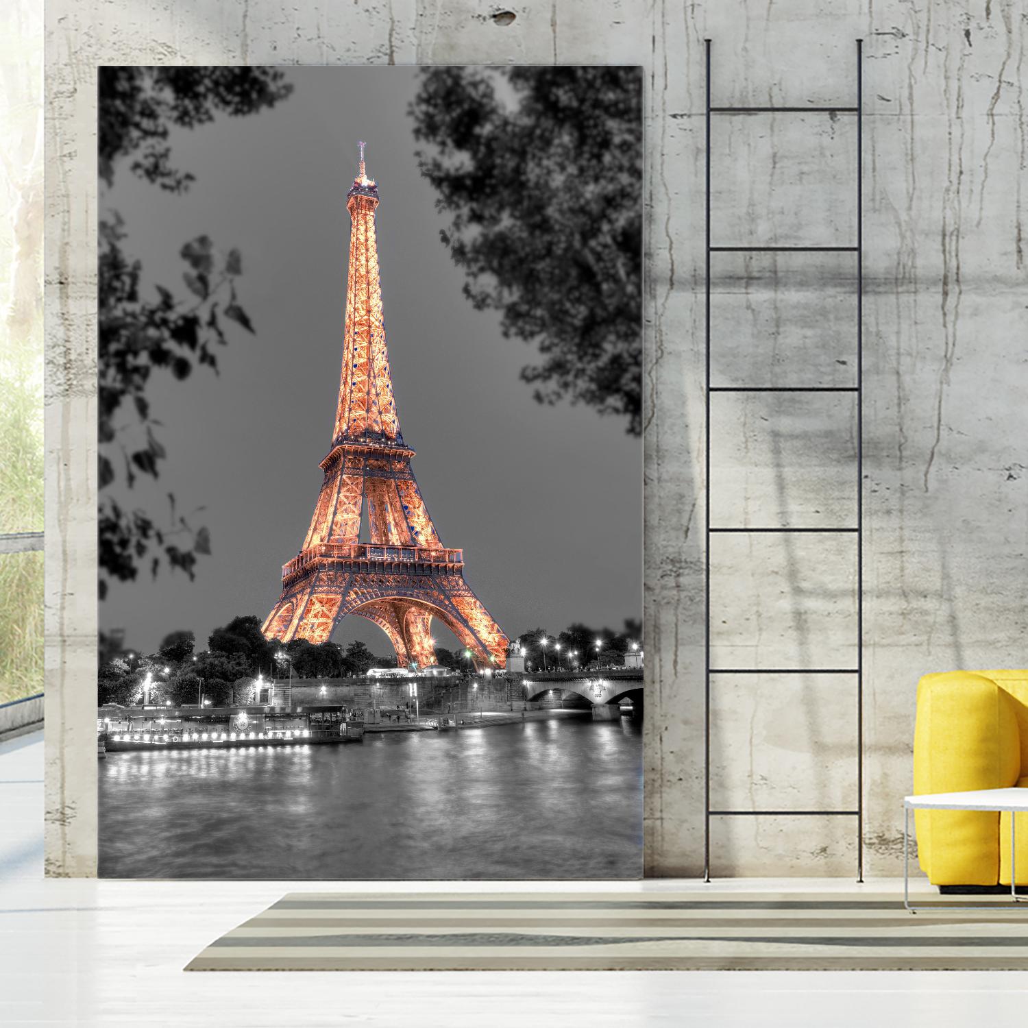 Nuit sur la Seine by Alan Blaustein on GIANT ART - multicolor photography; landscapes; people/places