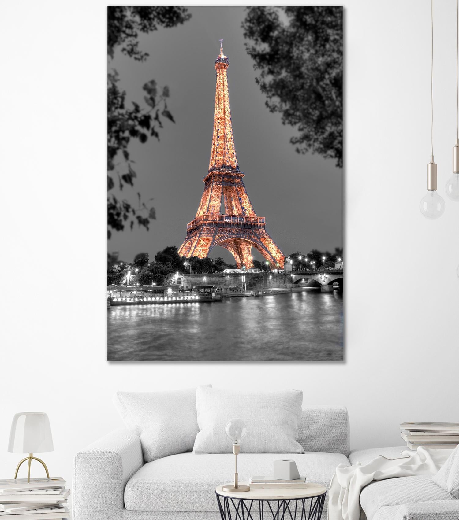 Nuit sur la Seine by Alan Blaustein on GIANT ART - multicolor photography; landscapes; people/places