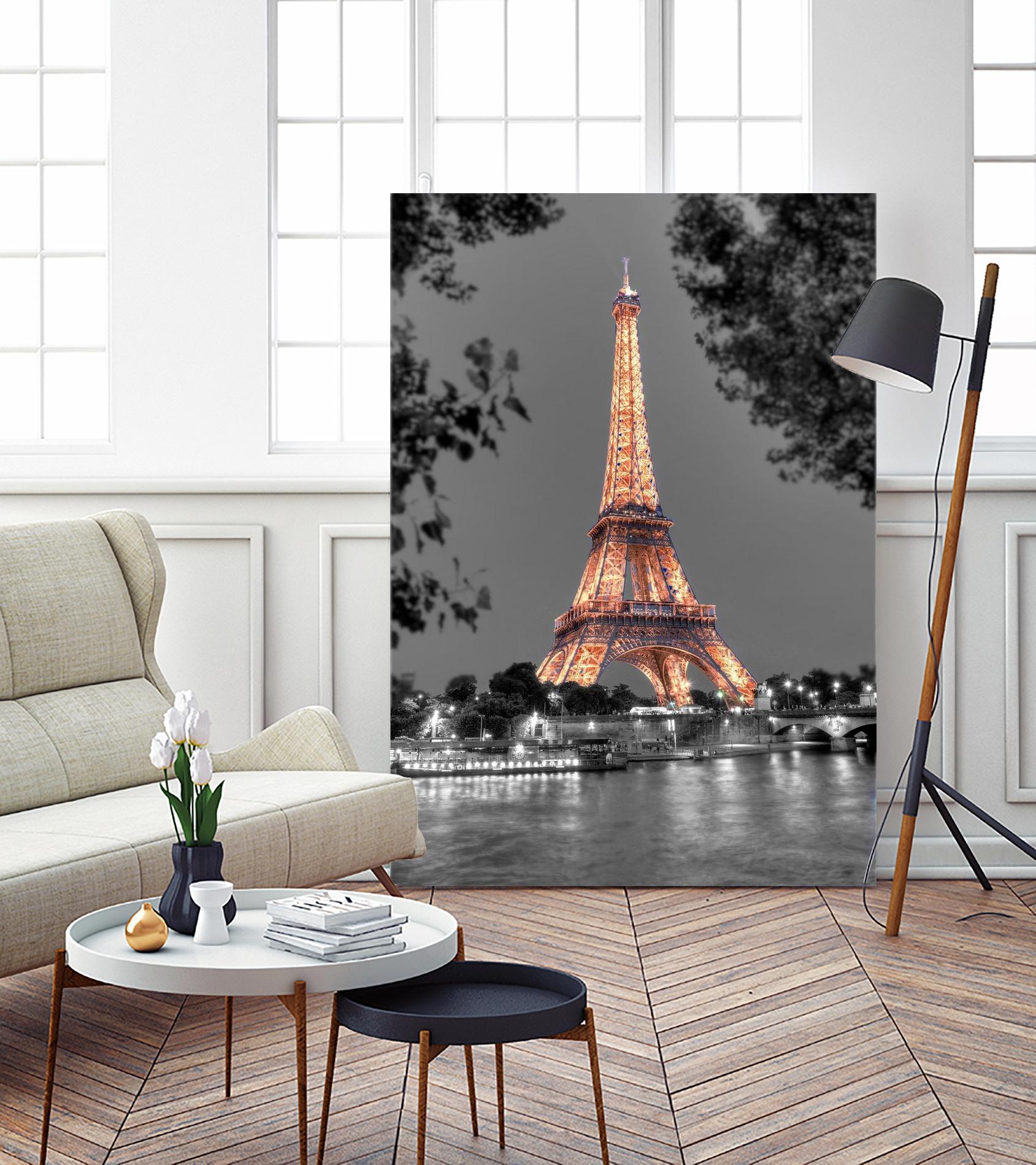 Nuit sur la Seine by Alan Blaustein on GIANT ART - multicolor photography; landscapes; people/places