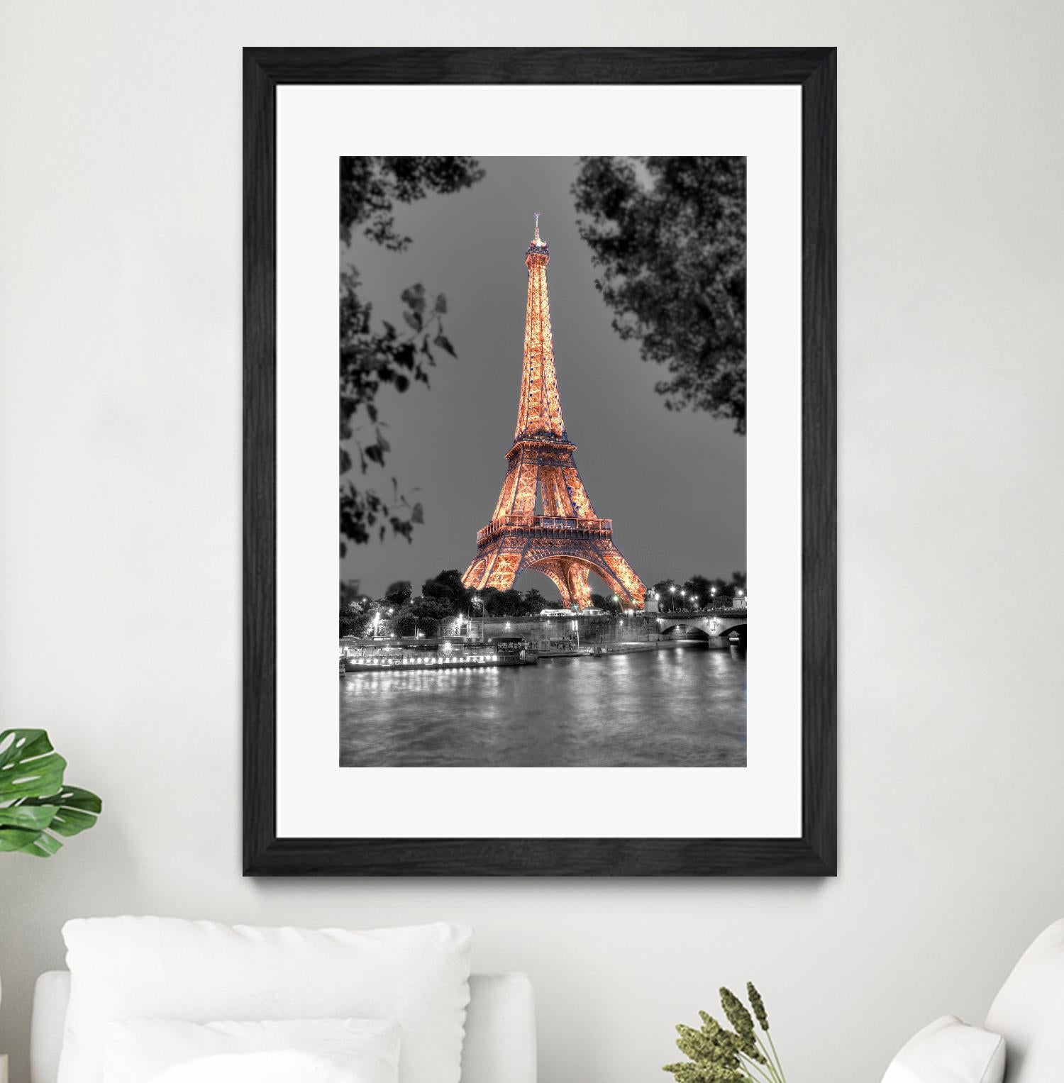 Nuit sur la Seine by Alan Blaustein on GIANT ART - multicolor photography; landscapes; people/places