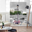 Bicycle St Martin Canal #1 by Alan Blaustein on GIANT ART - multicolor photography; landscapes; people/places