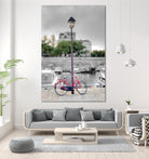 Bicycle St Martin Canal #1 by Alan Blaustein on GIANT ART - multicolor photography; landscapes; people/places