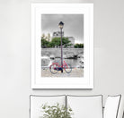 Bicycle St Martin Canal #1 by Alan Blaustein on GIANT ART - multicolor photography; landscapes; people/places