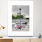 Bicycle St Martin Canal #1 by Alan Blaustein on GIANT ART - multicolor photography; landscapes; people/places