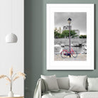 Bicycle St Martin Canal #1 by Alan Blaustein on GIANT ART - multicolor photography; landscapes; people/places