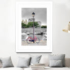 Bicycle St Martin Canal #1 by Alan Blaustein on GIANT ART - multicolor photography; landscapes; people/places