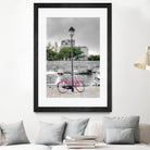 Bicycle St Martin Canal #1 by Alan Blaustein on GIANT ART - multicolor photography; landscapes; people/places