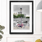 Bicycle St Martin Canal #1 by Alan Blaustein on GIANT ART - multicolor photography; landscapes; people/places