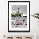 Bicycle St Martin Canal #1 by Alan Blaustein on GIANT ART - multicolor photography; landscapes; people/places